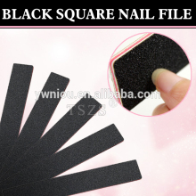 100/180 black square nail file for filing nails
