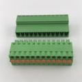 12pin spring plug-in terminal block male to female