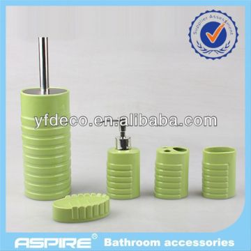 2014 new arrival ceramic bathroom accessories set stocklot