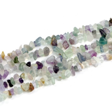 Colorful Fluorite Irregular Chip Beads for Jewelry Making