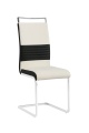 Comfort PU Chair | Dual-Tone Black & White