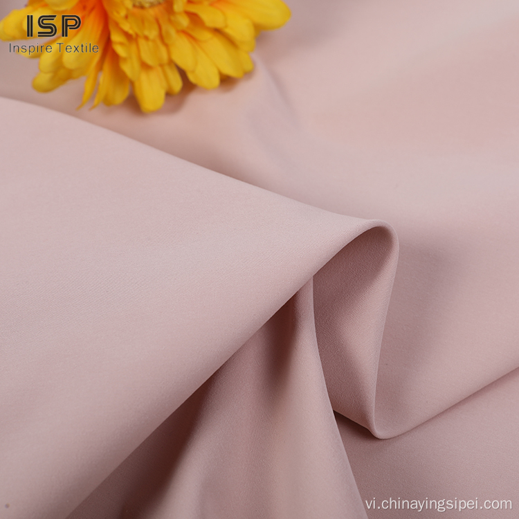 Vải bông polyester đồng bằng cho quần áo dệt may