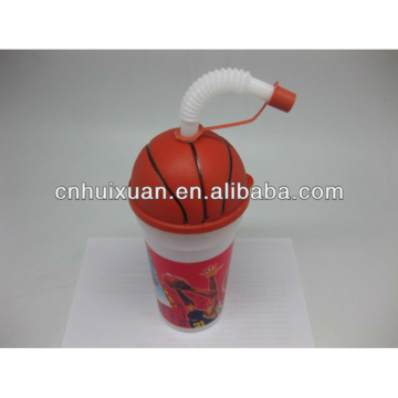 plastic basketball cup with lid
