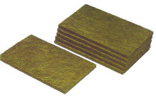 Sound Absorption Rockwool Fire Insulation Dark Board