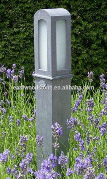12v outdoor lamp post ,stone lamp post