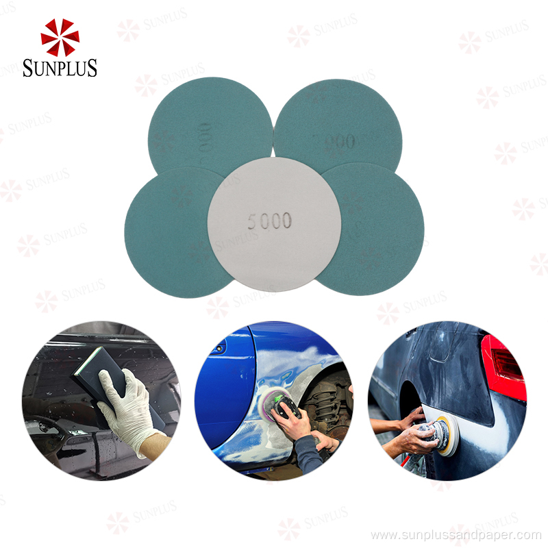 6 Inches Sanding Paper Discs Foam Disc Sandpaper