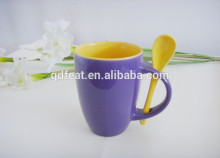 ceramic mug with spoon