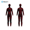 Seaskin Ladies Red Camo Two Pieces Spearfishing Wetsuits