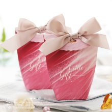 Cute red wedding favor boxes
