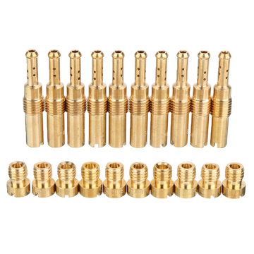 20 PCS Carburetor Main Jet Kit with Slow/Pilot Jet Set Fit For PWK Keihin OKO CVK Motorcycle Carburetor