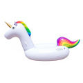 Açık PVC Şişme Flaties Unicorn Ride-On Float Oyuncaklar