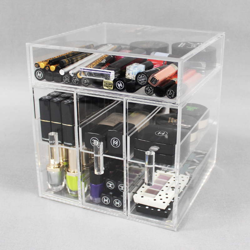 Cheap Acrylic Makeup Organizer Box With Drawers