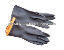 Black Industrial Latex Rubber Glove