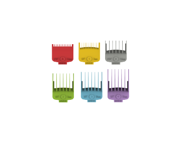 New Design Barber Magnet Hair Limit Comb Magnetic Colorful Guards Combs