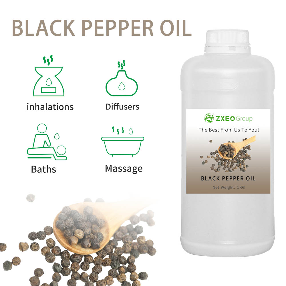 Pure Natural Plant Black Pepper Essential Oil