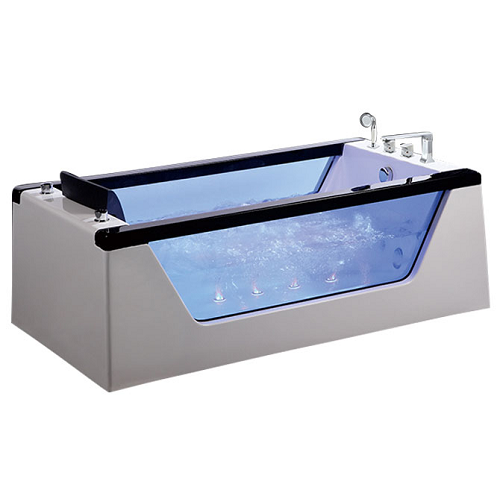 1700mm Acrylic Bath Tub with LED Light