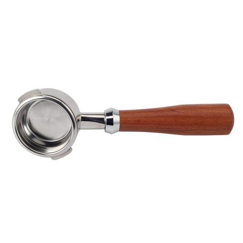 58mm Two-ear Bottomless Portafilter with Wood Handle