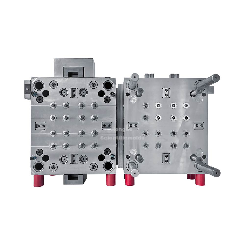 16-Cavity Screw Cap Test Tube Plastic Injection Mould