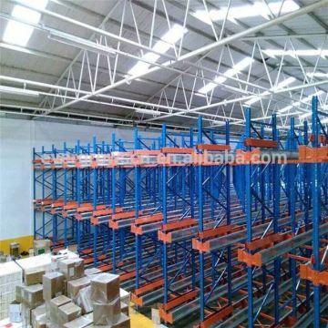 Auto Pallet Runner Racking System Tool shelves pusher system