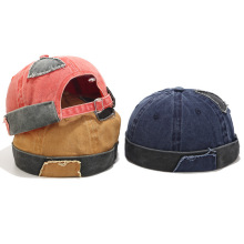 Wholesale Retro Sunshade Denim Hats - HT-2637 Adjustable Sailor Sports Painter Landlord Hats