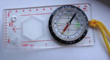 MC45-5C map measure compass with magnifier