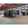 Dongfeng 5-8m3 Compactor Garbage Trucks usou caminhão de lixo