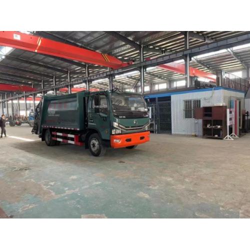 Dongfeng 5-8m3 Pemadat Trak Sampah Digunakan Trak Sampah