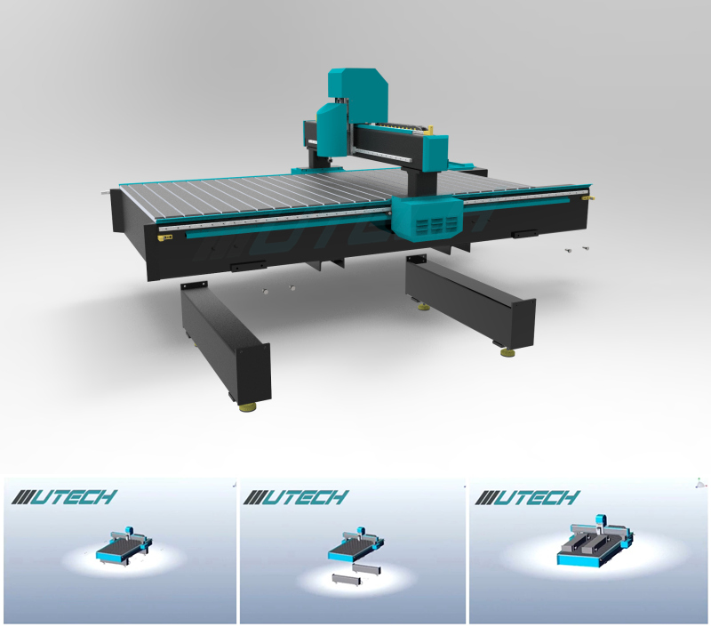 cnc router metal cutting machine