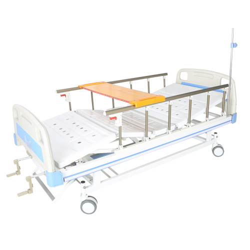 Manual hospital bed with dinning table good price