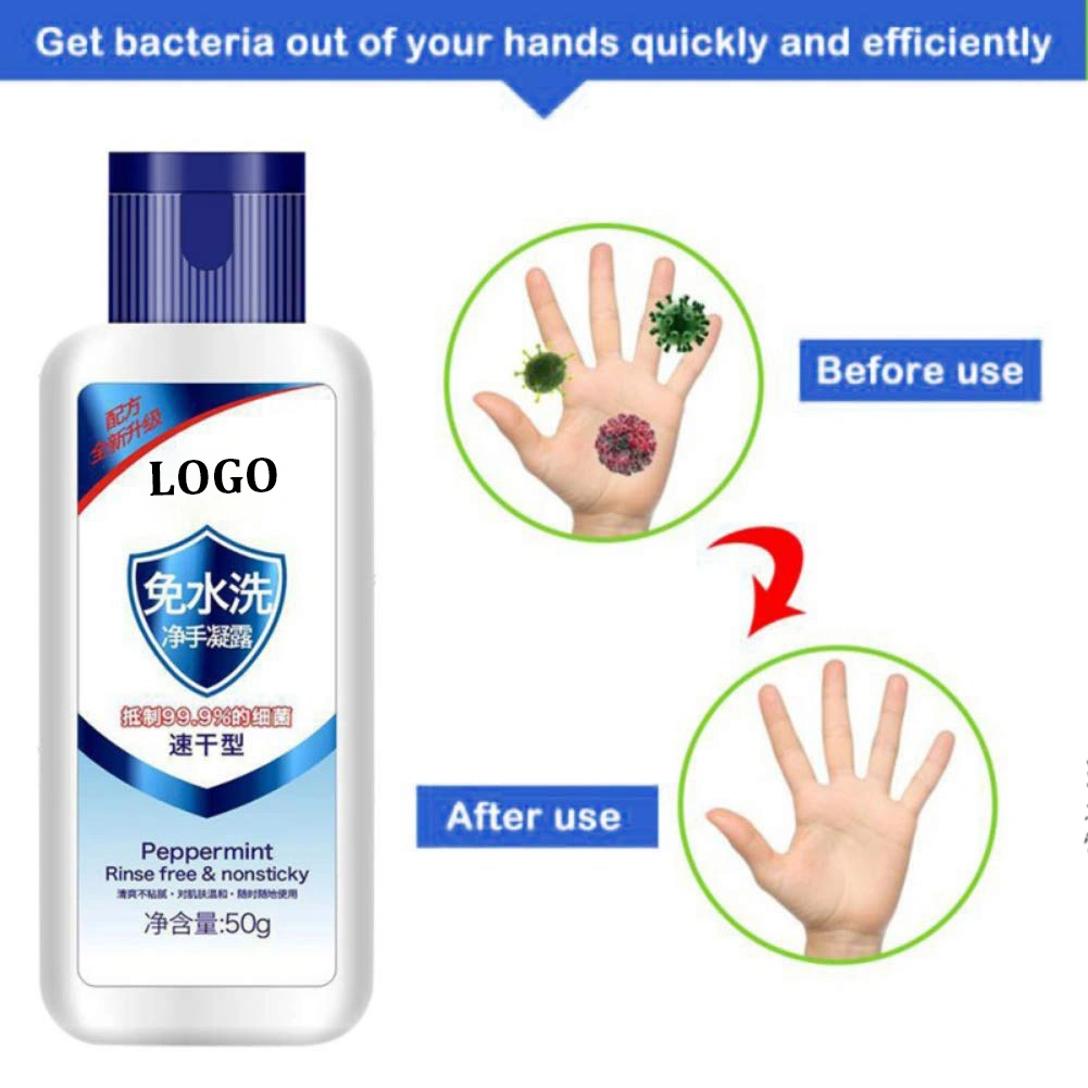 50ml Waterless Disinfection Hand Sanitizer Gel