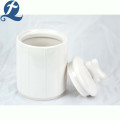 Hot Sale Stripes Factory Price Food Ceramic Jar