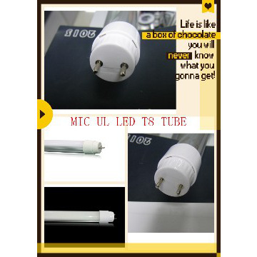 MIC tube LED ul T8 lights SMD2835 1.2m 18w COOL color 85Ra 110lm/w