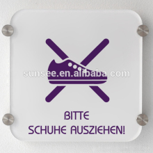 Customized warning sign, warning board, door sign