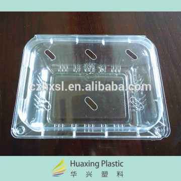 Clear plastic PET blister container