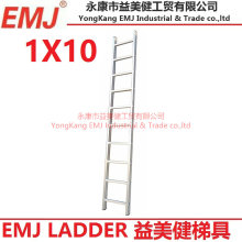 1 Section Single Straight ladder extension ladder 1X10
