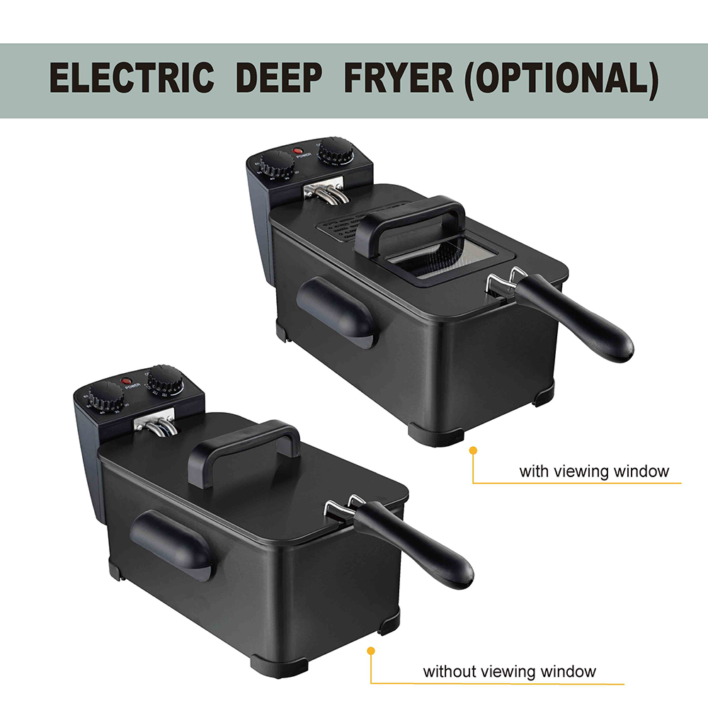 튀긴 음식을위한 최고의 가정 3.5L 깊은 프라이어