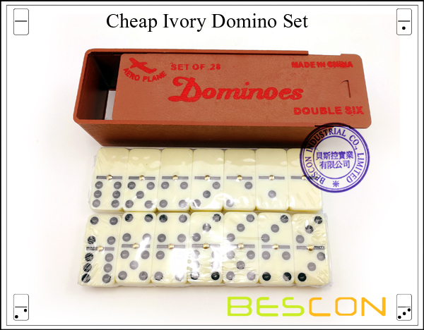 Cheap Ivory Domino Set