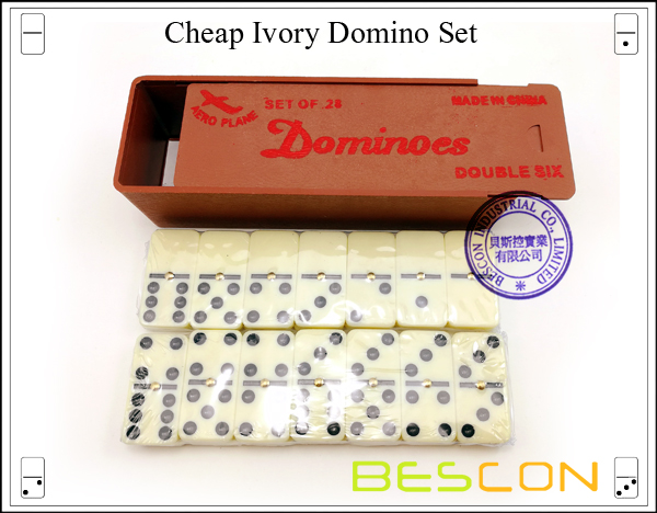 Cheap Ivory Domino Set Cheap Ivory Domino Set