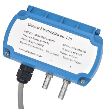 4-20mA Analog Output Air Differential Pressure Transmitter Sensor