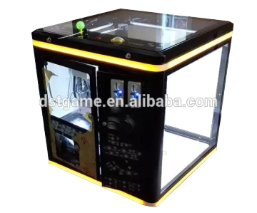 Black Rubik's Cube Prize Redemption Crane Machine