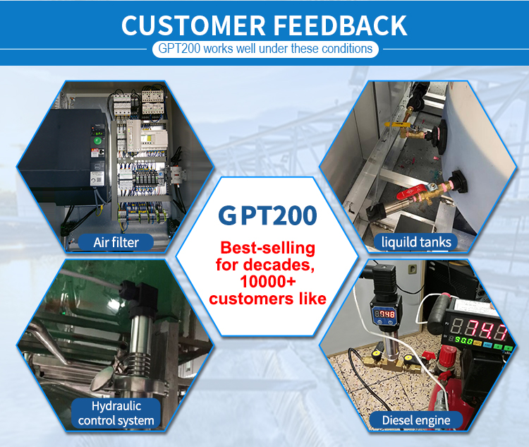 GPT200 4 ~ 20 mA Drucksensor für die Flüssigkeitsdrucktransmitter