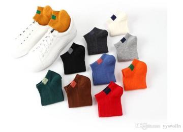 Low Cut Ankle Pure Color Boat Sock