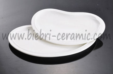 first class pure white restaurant and & hotel porcelain plates