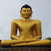 high quality giant seated buddha statue