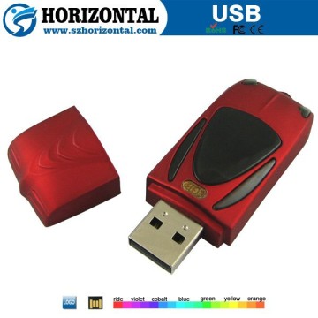 customized plastic car shaped usb flash memory for promotinal gifts