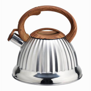 Holzähnlicher Softtouch -Griff Kaffee Teakettle