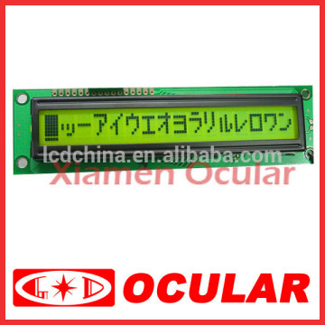 16*1 Character Yellow-Green STN LCD Display Module