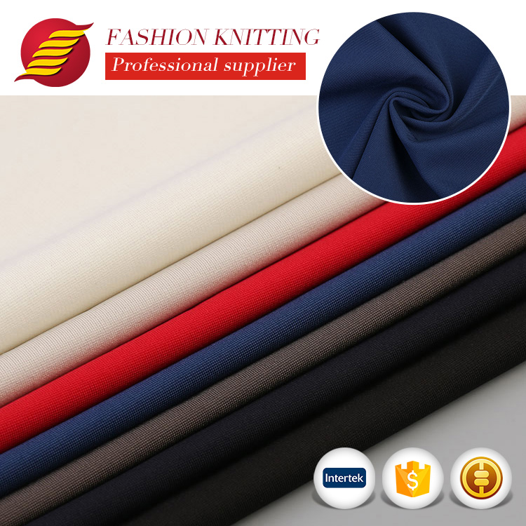 Top quality textiles pants garment twist polyester ponti roma fabric
