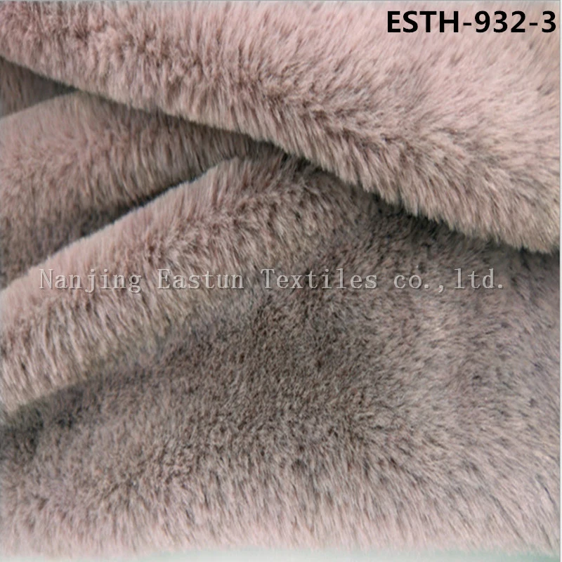 Solid Col Faux Rabbit Fur Esth-97A