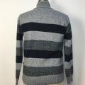 Men's Four Color Striped Sweater